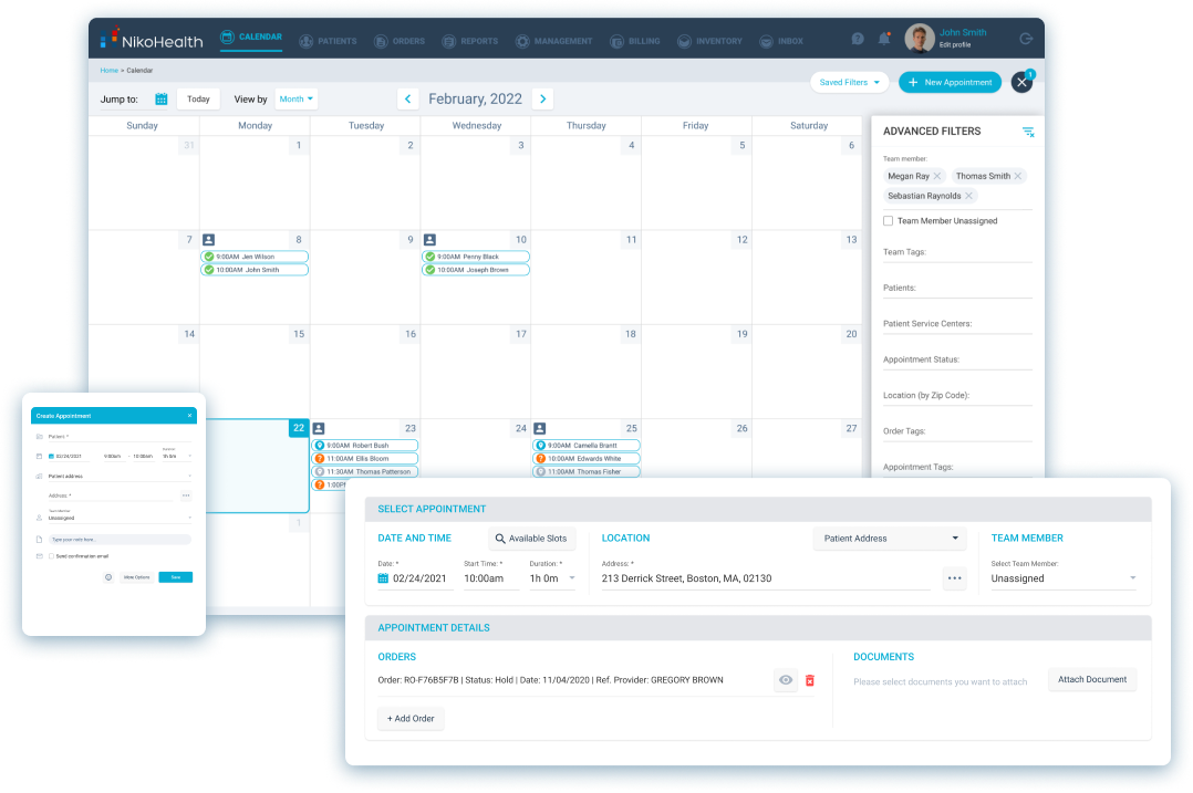 Scheduling | DME HME Software | NikoHealth